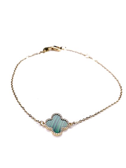 Bracciale Stocco Gioielli Donna in Oro giallo Malachite BRS 174 - BRS 174